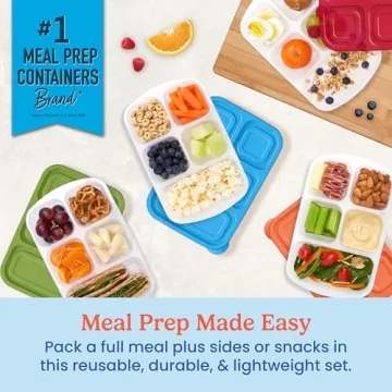 Bentgo Easyboxes - 5-Compartment Meal Prep Containers