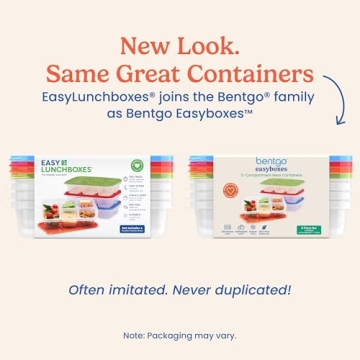 Bentgo Easyboxes - 5-Compartment Meal Prep Containers