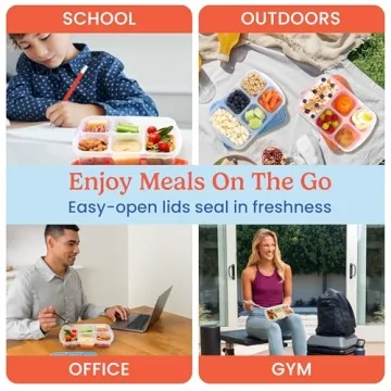 Bentgo Easyboxes - 5-Compartment Meal Prep Containers