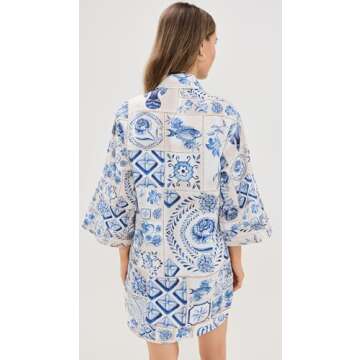 Agua Bendita Chrissy Azure Top for Stylish Women