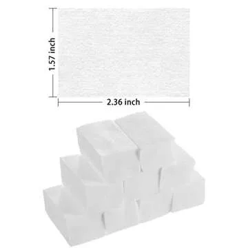 Nail Polish Remover Tools, Include Nail Polish Remover Bottle, Triangle Cuticle Pusher, Stainless Steel Pusher, 500 Pieces Polish Remover Pads, 10 Pieces Plastic Nail Remover Wrap (Pink)