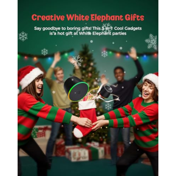 dbsono Stocking Stuffers for Teens Men Women: White Elephant Gifts for Adults, Portable Bluetooth Sp...