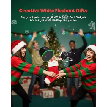 dbsono Stocking Stuffers for Teens Men Women: White Elephant Gifts for Adults, Portable Bluetooth Sp...