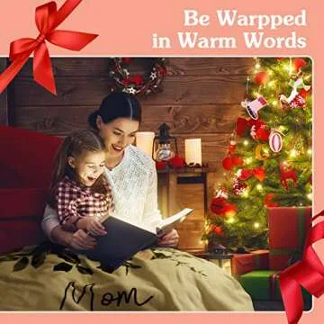 Super Soft Plush Fleece Blanket for Mom - Cozy Gift