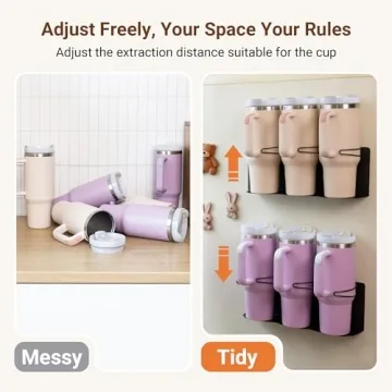 Magnetic Cup Holder for Stanley Cups - 2 Pack Organizer