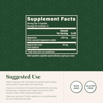 Oxy-Powder Colon Cleanse for Gentle Detox & Constipation Relief