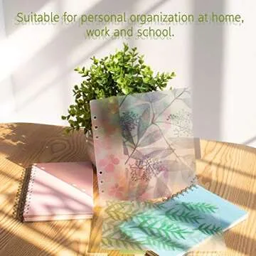 Framendino 12 Pack Colorful A5 Planner Dividers