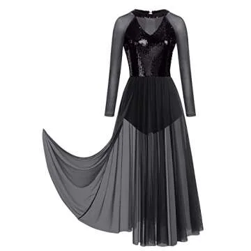 Elegant Lyrical Dance Costume for Modern Women