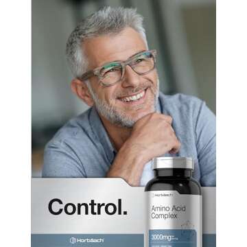 Horbäach Amino Acid Complex 3000mg | 250 Caplets | Non-GMO