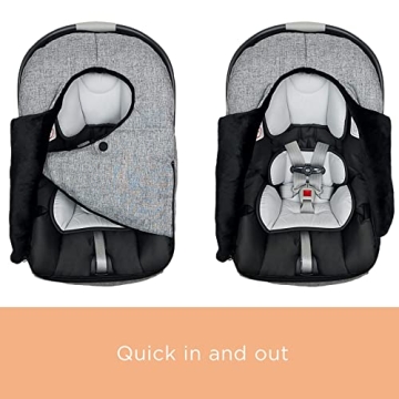 liuliuby Winter Car Seat Cover for Infants - Gray