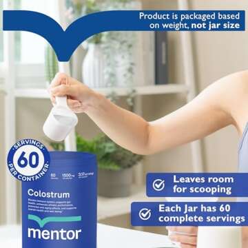 Mentor Colostrum Powder - Organic Health Support Supplement