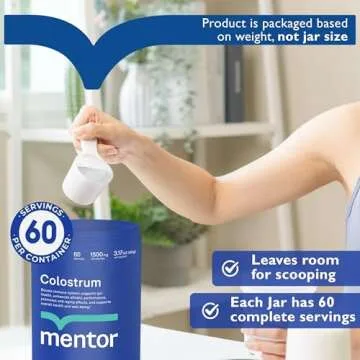 Mentor Colostrum Powder - Organic Health Support Supplement