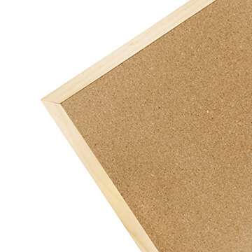Stylish 14.6x11 Cork Board for Home, Office, School Use
