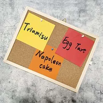 Stylish 14.6x11 Cork Board for Home, Office, School Use