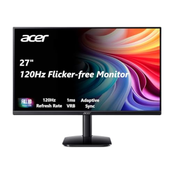 Acer KB272 G0bi 27-Inch Full HD Gaming Monitor - Zero-Frame with FreeSync