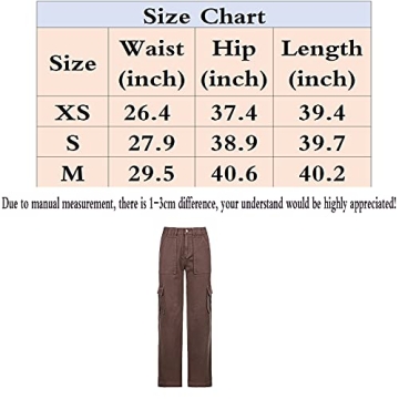 Trendy High Waisted Y2K Cargo Jeans for Teens