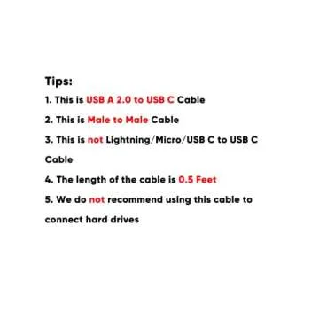 CableCreation 6 inch USB C Cable Short, USB A to USB C Fast Charging, Braided Type C Data Cord for P...