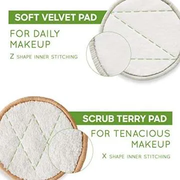 Bambaw Reusable Makeup Remover Pads | 22 Cotton Rounds, 1 Bag for Laundry & Storage | Cotton Rounds for Face | Eye Makeup Remover Pads | Reusable Cotton Rounds | Cotton Pads | Cotton Pads for Face
