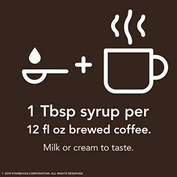 Starbucks Flavored Syrup Variety 4 Pack for Home Use