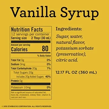 Starbucks Flavored Syrup Variety 4 Pack for Home Use