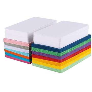 140 Mini Envelopes Assorted Neon Colors for Gift Cards
