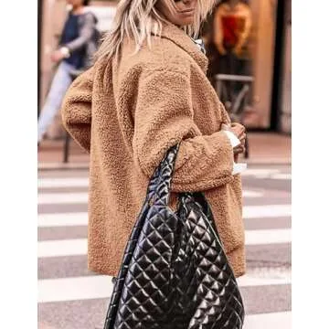 PRETTYGARDEN Women's Stylish Faux Fur Winter Jacket