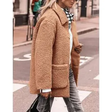 PRETTYGARDEN Women's Stylish Faux Fur Winter Jacket