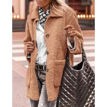 PRETTYGARDEN Women's Stylish Faux Fur Winter Jacket