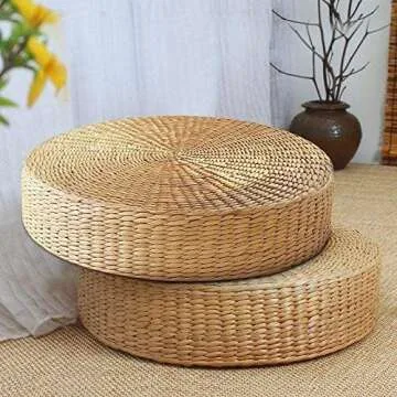 MAHAO Eco-Friendly Handcrafted Straw Seat Cushion
