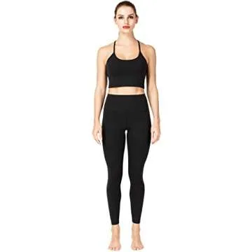 Sunzel Workout Leggings for Women, Squat Proof High Waisted Yoga Pants 4 Way Stretch, Buttery Soft 28" Inseam Black XX-Large