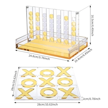 Fun RoundFunny Acrylic Board Game Set for All Ages