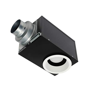Panasonic WhisperRecessed LED Designer Fan with Light - Quiet & Stylish