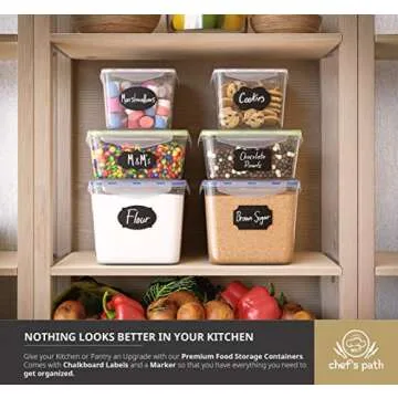 Chef's Path Airtight Food Storage Containers Set