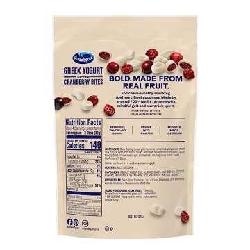 Ocean Spray® Greek Yogurt Covered Craisins® - Healthy Snack, 5 Oz Resealable Pouch