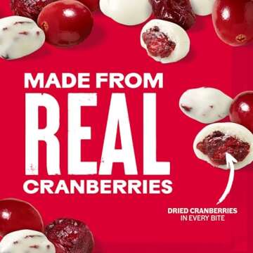 Delicious Greek Yogurt Covered Craisins - 5 Oz Pouch