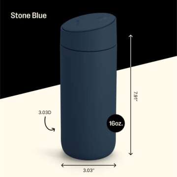 Fellow 16 oz Carter Travel Coffee Mug Ceramic Interior Lifelong Quality