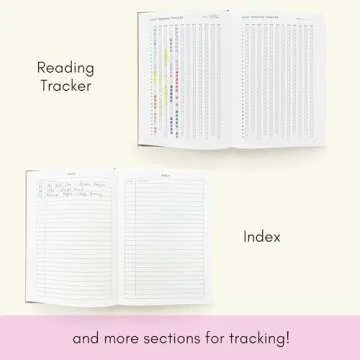 Kunitsa Co. Reading Journal - 52 reviews. Review and Track Your Reading. Book Journal for Book Lovers & Readers. Blue