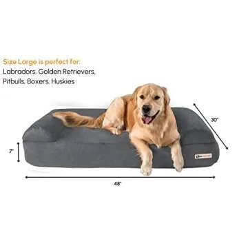 Big Barker 7" Orthopedic Dog Bed Sofa Edition - Ultimate Comfort for Large Dogs