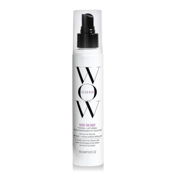 COLOR WOW Raise the Root Thicken + Lift Spray – All-Day Volume for Fine, Flat Hair without dulling...