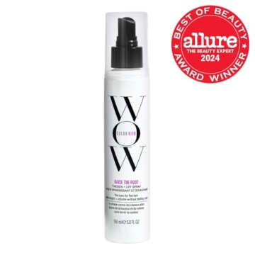 COLOR WOW Raise the Root Thicken + Lift Spray – All-Day Volume for Fine, Flat Hair without dulling color