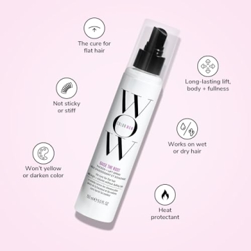 COLOR WOW Raise the Root Thicken + Lift Spray – All-Day Volume for Fine, Flat Hair without dulling color