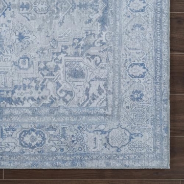 Luria 4' x 6' Vintage Non-Slip Area Rug - Durable & Easy Care
