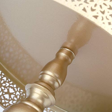 VILAVITA Gold 12 Inch Cake Stand for Weddings and Parties