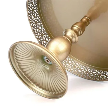 VILAVITA Gold 12 Inch Cake Stand for Weddings and Parties