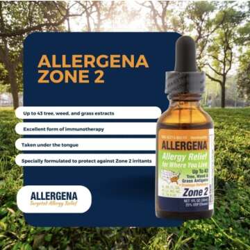 Natural Allergy Relief with PROGENA Allergena Zone 2 - 2 FL Ounce