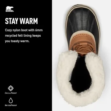 Sorel Women's Waterproof Winter Boots in Brown Camel
