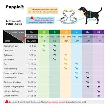 Puppia Soft Dog Harness Adjustable Mesh Comfortable Fit