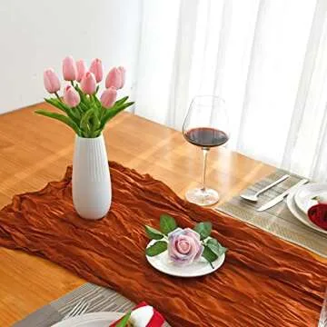 Mandy's 20pcs Light Pink Flowers Artificial Tulip Silk Fake Flowers 13.5" for New Year Spring Mother's Day Easter Valentine’s Day Gifts in Bulk Home Kitchen Wedding Decorations