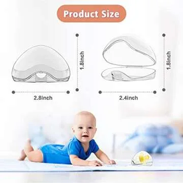 Smlpuame Pacifier Case: Durable BPA Free Holder for Babies