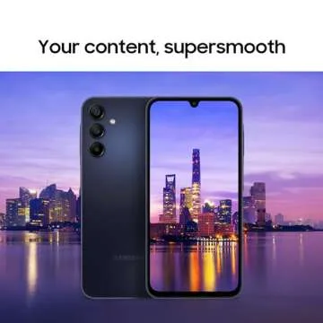 SAMSUNG Galaxy A15 5G A Series Cell Phone, 128GB Unlocked Android Smartphone, AMOLED Display, Expandable Storage, Knox Security, Super Fast Charging, US Version, 2024, Light Blue